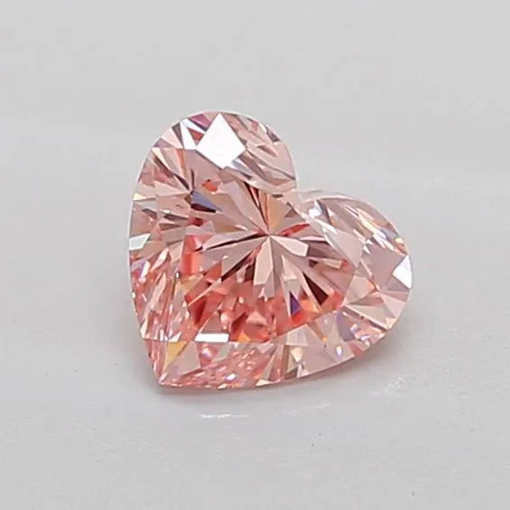 1.07ct Heart Lab Grown Diamond (Colour Fancy Intense Pink, Clarity VVS2, IGI Certified)