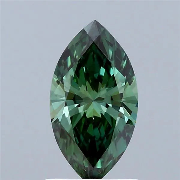 1.07ct Marquise Lab Grown Diamond (Colour Fancy Vivid Green, Clarity VS1, IGI Certified)