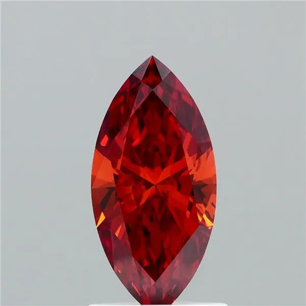 1.07ct Marquise Lab Grown Diamond (Colour Fancy Vivid Orange, Clarity VS1, IGI Certified)