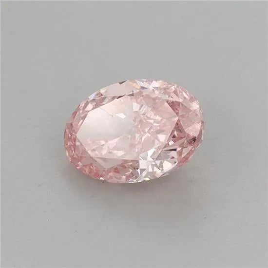 1.07ct Oval Lab Grown Diamond (Colour Fancy Vivid Pink, Clarity VVS2, IGI Certified)