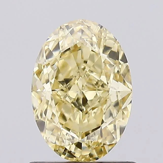 1.07ct Oval Lab Grown Diamond (Colour Fancy Yellow, Clarity VVS2, IGI Certified)