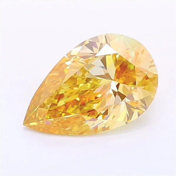 1.07ct Pear Lab Grown Diamond (Colour Fancy Brown Yellow, Clarity VS1, IGI Certified)