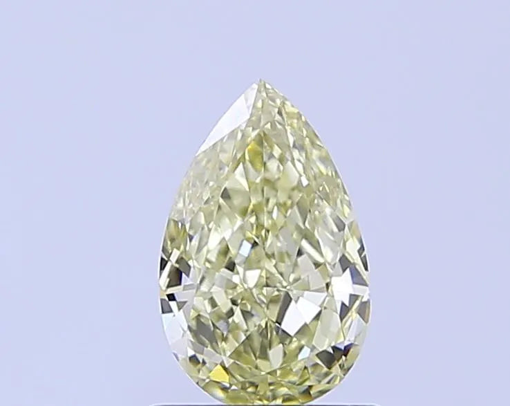 1.07ct Pear Lab Grown Diamond (Colour Fancy Light Yellow, Clarity VS1, IGI Certified)