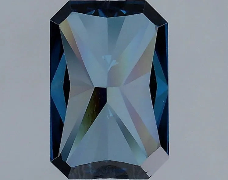 1.07ct Radiant Lab Grown Diamond (Colour Fancy Deep Blue, Clarity VS1, Cut VG, IGI Certified)