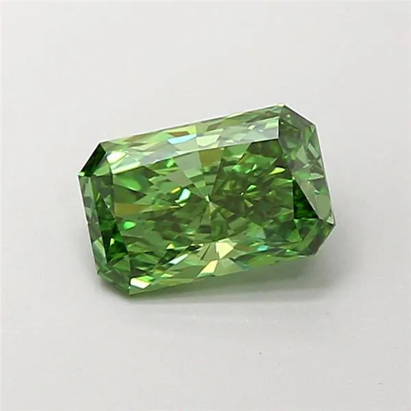 1.07ct Radiant Lab Grown Diamond (Colour Fancy Vivid Green, Clarity VS1, IGI Certified)