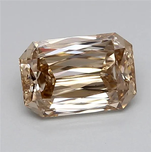 1.07ct Radiant Lab Grown Diamond (Colour Very Light Brown, Clarity VS2, IGI Certified)