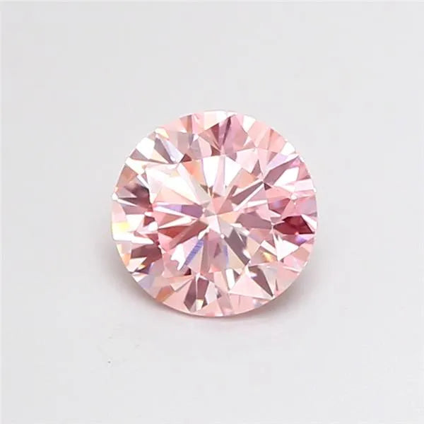 1.07ct Round Lab Grown Diamond (Colour Fancy Intense Pink, Clarity VVS1, Cut EX, IGI Certified)