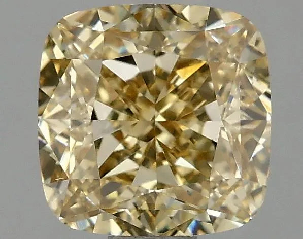 1.08ct Cushion modified Lab Grown Diamond (Colour Fancy Intense Yellow, Clarity VS1, IGI Certified)