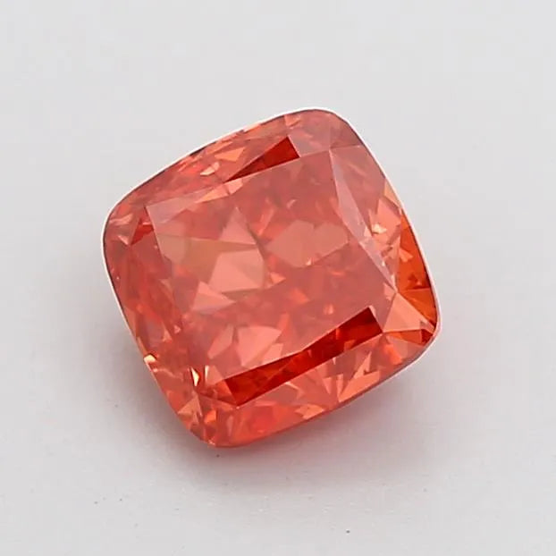 1.08ct Cushion modified Lab Grown Diamond (Colour Fancy Vivid Red, Clarity VS2, IGI Certified)