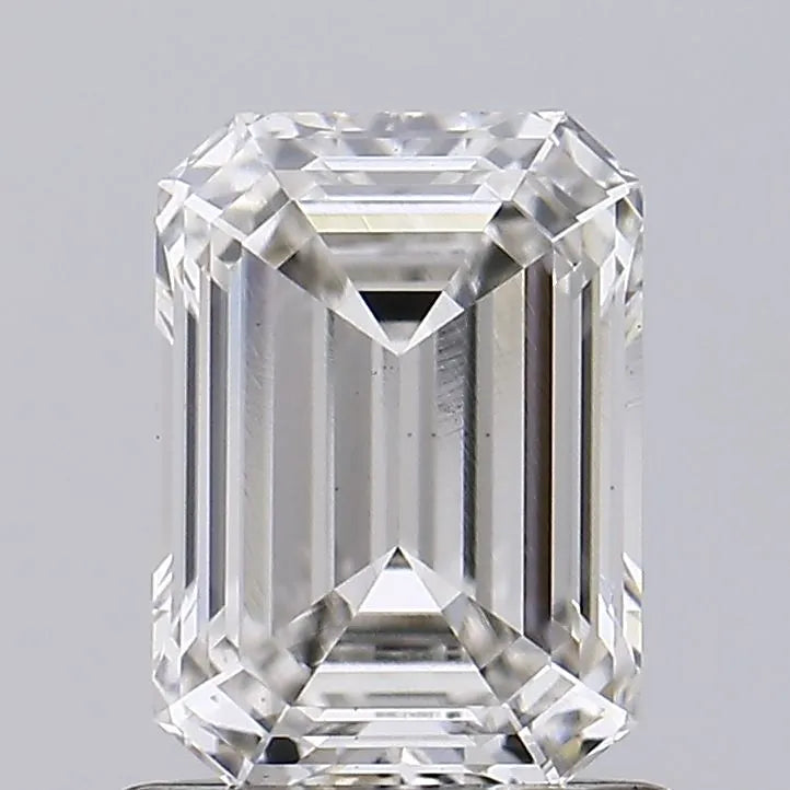 1.08ct Emerald Lab Grown Diamond (Colour G, Clarity VS1, IGI Certified)