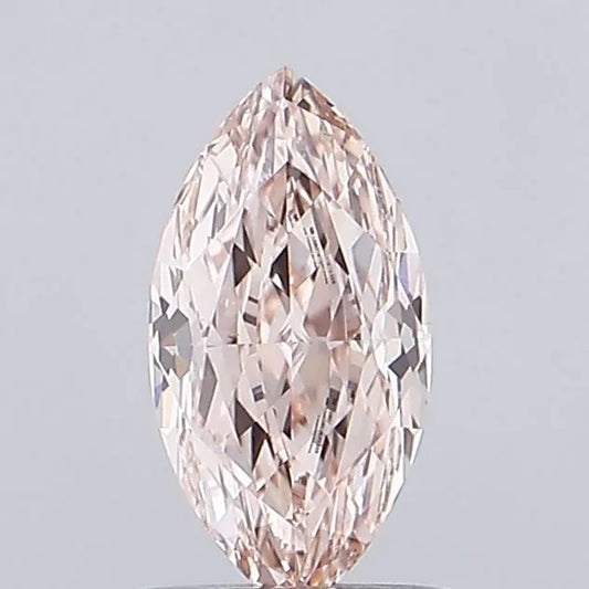 1.08ct Marquise Lab Grown Diamond (Colour Fancy Light Pinkish Brown, Clarity VVS2, IGI Certified)