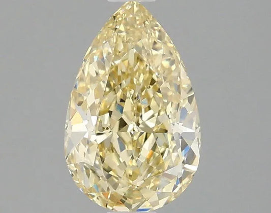 1.08ct Pear Lab Grown Diamond (Colour Fancy Intense Yellow, Clarity VVS2, IGI Certified)