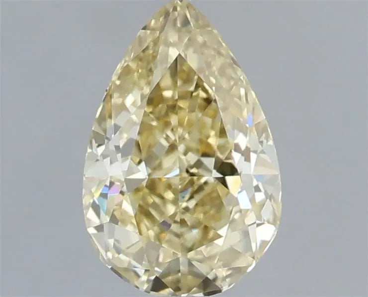 1.08ct Pear Lab Grown Diamond (Colour Fancy Light Yellow, Clarity VS1, IGI Certified)