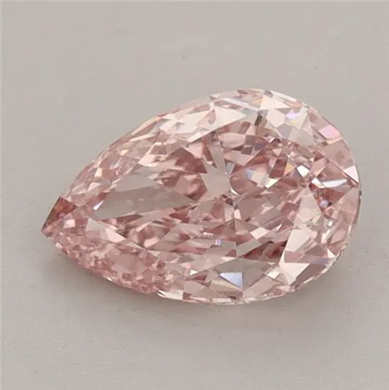 1.08ct Pear Lab Grown Diamond (Colour Fancy Vivid Pink, Clarity VS1, IGI Certified)