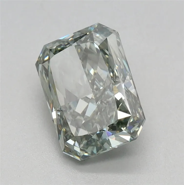 1.08ct Radiant Lab Grown Diamond (Colour Fancy Green, Clarity VVS2, IGI Certified)