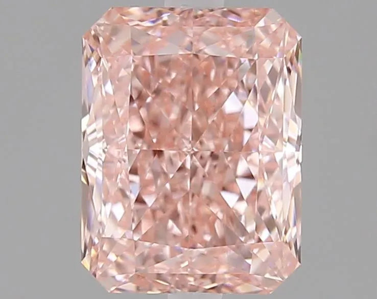 1.08ct Radiant Lab Grown Diamond (Colour Fancy Vivid Pink, Clarity VVS2, IGI Certified)