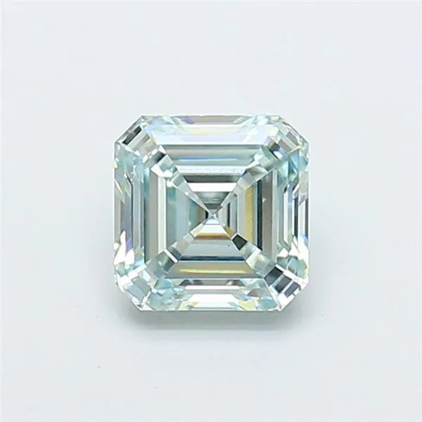 1.09ct Asscher Lab Grown Diamond (Colour Fancy Green, Clarity VS1, IGI Certified)