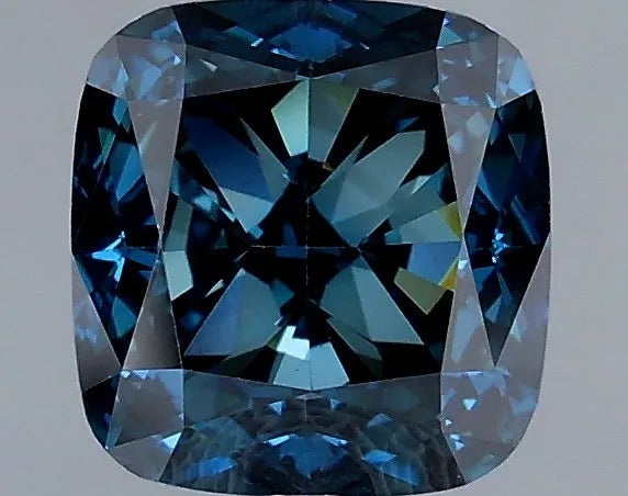 1.09ct Cushion modified Lab Grown Diamond (Colour Fancy Deep Blue, Clarity VVS2, Cut VG, IGI Certified)