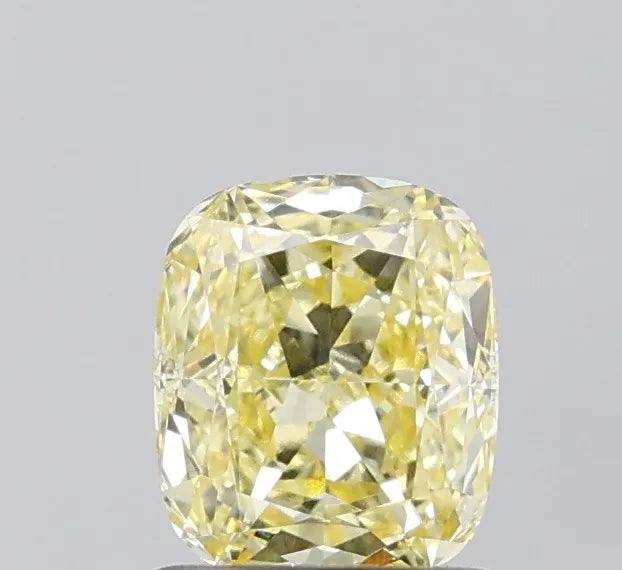1.09ct Cushion modified Lab Grown Diamond (Colour Fancy Intense Yellow, Clarity VVS2, IGI Certified)