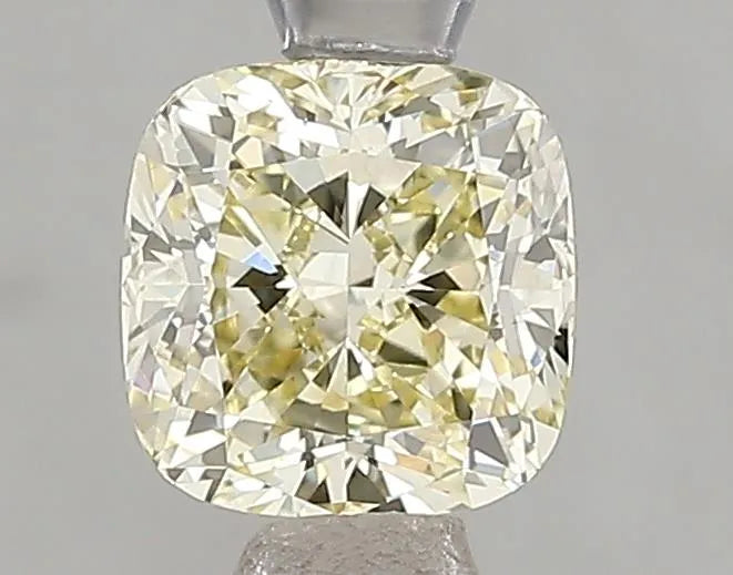 1.09ct Cushion modified Lab Grown Diamond (Colour Fancy Light Yellow, Clarity VS2, IGI Certified)