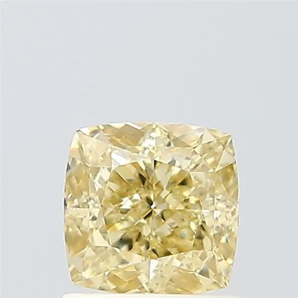 1.09ct Cushion modified Lab Grown Diamond (Colour Fancy Light Yellow, Clarity VVS2, IGI Certified)