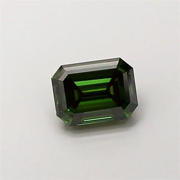 1.09ct Emerald Lab Grown Diamond (Colour Fancy Deep Green, Clarity VVS2, IGI Certified)