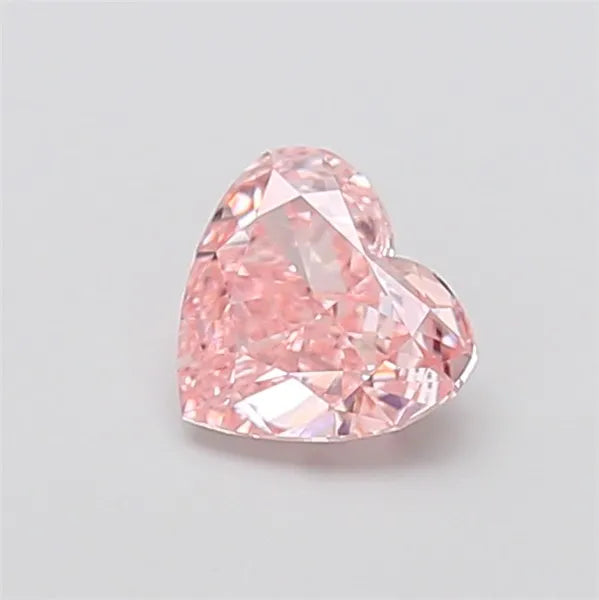 1.09ct Heart Lab Grown Diamond (Colour Fancy Vivid Pink, Clarity VVS2, IGI Certified)