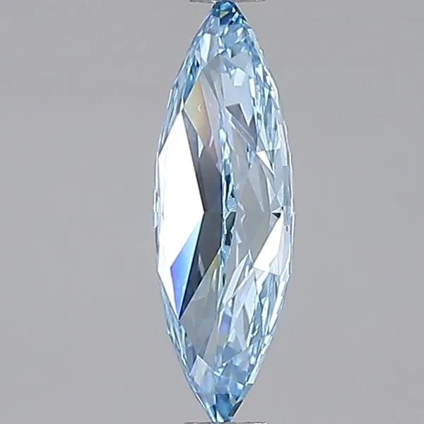 1.09ct Marquise Lab Grown Diamond (Colour Fancy Vivid Blue, Clarity VVS2, IGI Certified)
