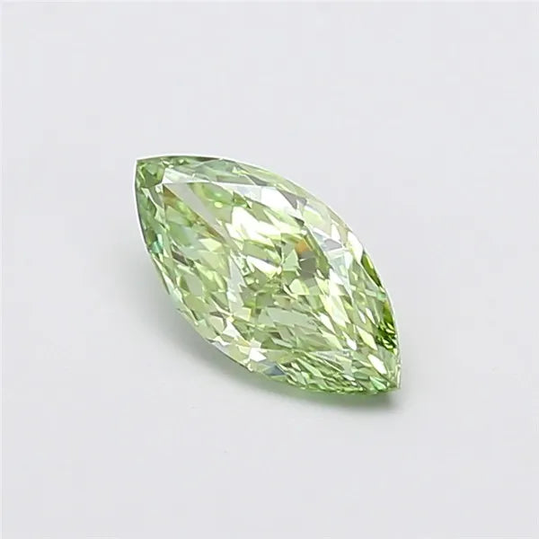 1.09ct Marquise Lab Grown Diamond (Colour Fancy Vivid Green, Clarity VVS2, IGI Certified)