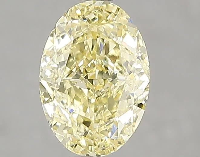 1.09ct Oval Lab Grown Diamond (Colour Fancy Yellow, Clarity VVS2, IGI Certified)
