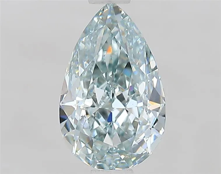 1.09ct Pear Lab Grown Diamond (Colour Fancy Blue Green, Clarity VVS2, IGI Certified)
