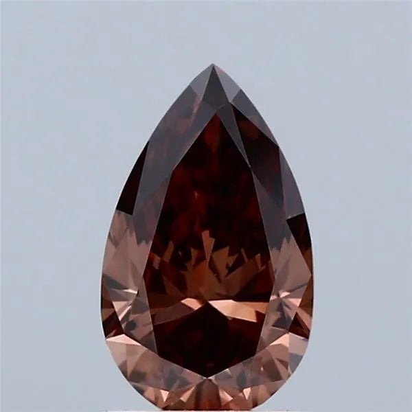 1.09ct Pear Lab Grown Diamond (Colour Fancy Deep Brown, Clarity VS1, IGI Certified)