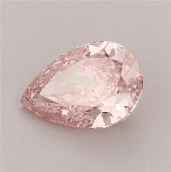 1.09ct Pear Lab Grown Diamond (Colour Fancy Intense Brownish Pink, Clarity VS1, IGI Certified)