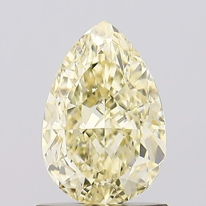 1.09ct Pear Lab Grown Diamond (Colour Fancy Light Yellow, Clarity VVS2, IGI Certified)