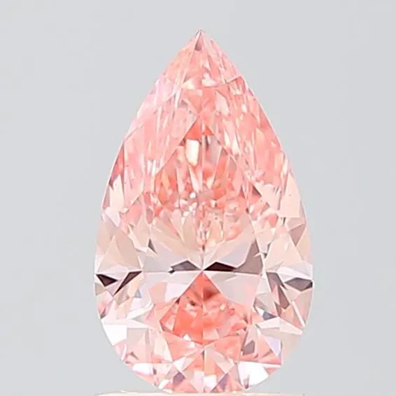 1.09ct Pear Lab Grown Diamond (Colour Fancy Vivid Pink, Clarity VS2, IGI Certified)