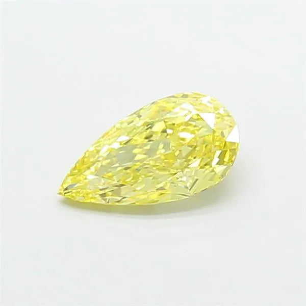 1.09ct Pear Lab Grown Diamond (Colour Fancy Vivid Yellow, Clarity VS1, IGI Certified)