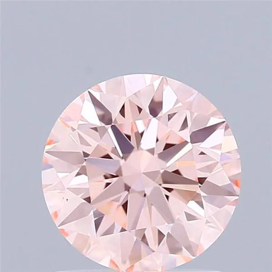 1.09ct Round Lab Grown Diamond (Colour Fancy Intense Pink, Clarity VS1, Cut ID, IGI Certified)