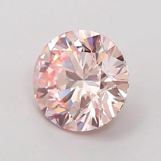 1.09ct Round Lab Grown Diamond (Colour Fancy Pink, Clarity VS1, Cut EX, IGI Certified)