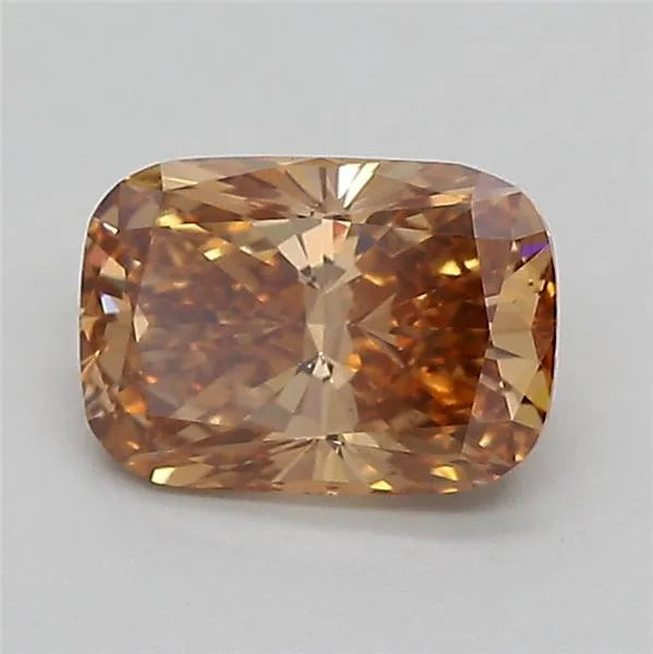 1.10ct Cushion modified Lab Grown Diamond (Colour Fancy Brown, Clarity VS1, IGI Certified)