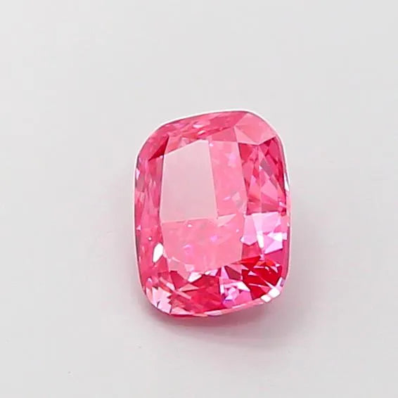 1.10ct Cushion modified Lab Grown Diamond (Colour Fancy Vivid Pink, Clarity VS2, IGI Certified)
