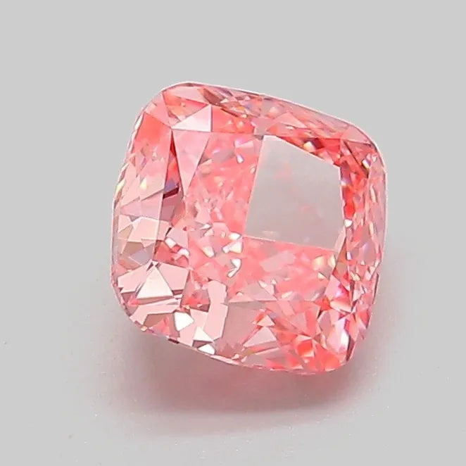 1.10ct Cushion modified Lab Grown Diamond (Colour Fancy Vivid Pink, Clarity VVS2, IGI Certified)