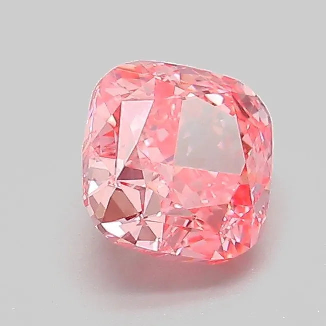 1.10ct Cushion modified Lab Grown Diamond (Colour Fancy Vivid Pink, Clarity VVS2, IGI Certified)