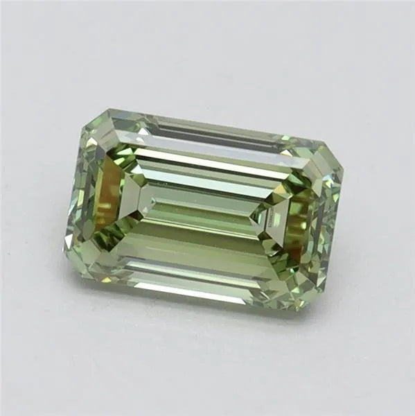 1.10ct Emerald Lab Grown Diamond (Colour Fancy Intense Green, Clarity VVS2, IGI Certified)