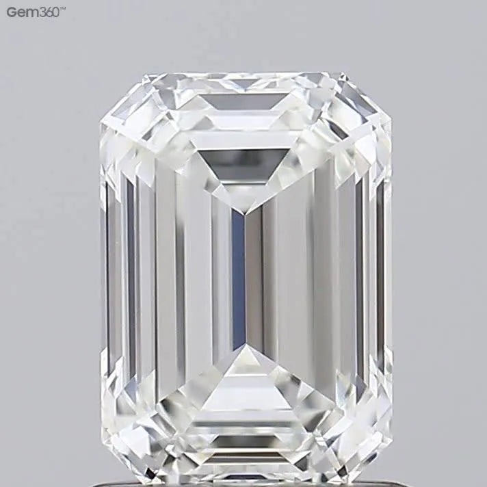 1.10ct Emerald Lab Grown Diamond (Colour G, Clarity VS1, IGI Certified)