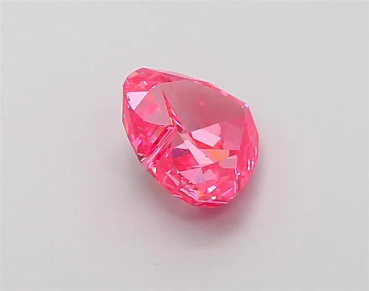 1.10ct Heart Lab Grown Diamond (Colour Fancy Vivid Pink, Clarity VVS2, IGI Certified)