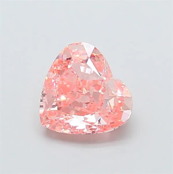 1.10ct Heart Lab Grown Diamond (Colour Fancy Vivid Pink, Clarity VVS2, IGI Certified)