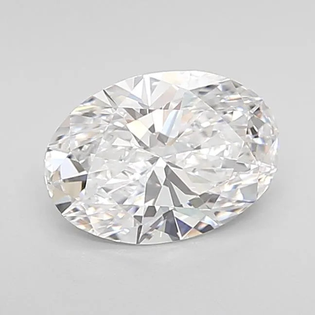 1.10ct Oval Lab Grown Diamond (Colour D, Clarity IF, Cut EX, IGI Certified)