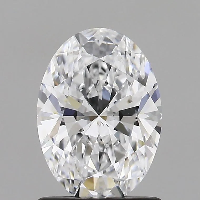 1.10ct Oval Lab Grown Diamond (Colour D, Clarity VS2, IGI Certified)