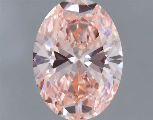 1.10ct Oval Lab Grown Diamond (Colour Fancy Intense Pink, Clarity VVS2, IGI Certified)