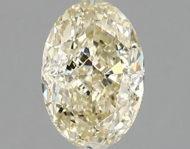 1.10ct Oval Lab Grown Diamond (Colour Fancy Light Yellow, Clarity VVS2, IGI Certified)